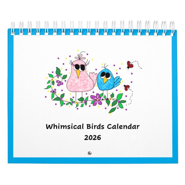 2026 Kalender med fantastiska fåglar . . . (Omslag)