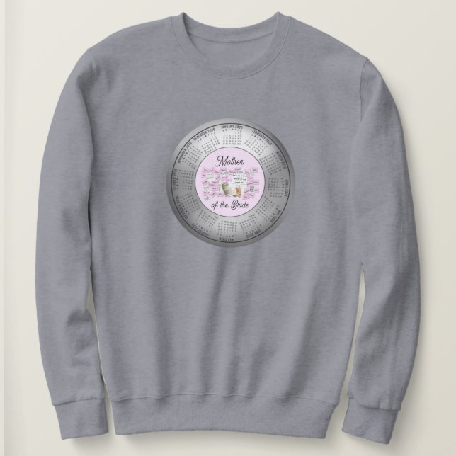 2026 Kalender Mor till Bruden T Shirt (Design framsida)