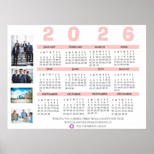 2026 Kalender Multi Foto Jul Företagspresent Poster