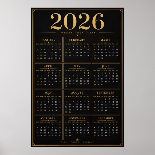 2026 Kalender Poster (Framsidan)