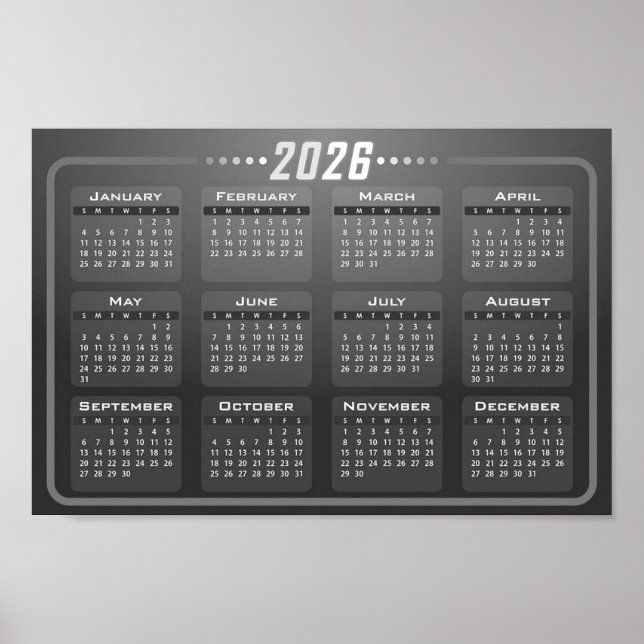 2026 Kalender  Poster (Framsidan)