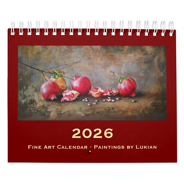 2026 Kalenderdesign - Lukiansk teckning Kalender (Omslag)