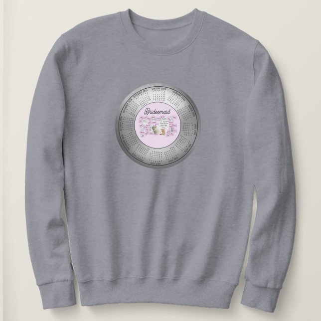2026 Kalendern Brudtjänst T Shirt (Design framsida)