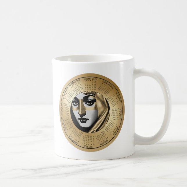 2026 Kalendern Kaffe eller Te Kaffemugg (Höger)