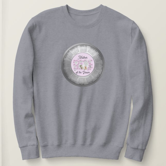 2026 Kalendern Mor till Brudgummen T Shirt (Design framsida)