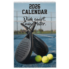 2026 Kalendern Pickleball Roliga Citat Dink Paddle Kalender