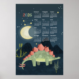 2026 Kalendern Poster Stegosaur