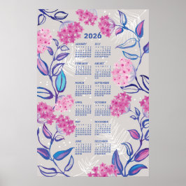 2026 Kalendern Poster Vaxväxt