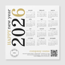 2026 Kalenderns Logotyp QR-koden Gott nytt år