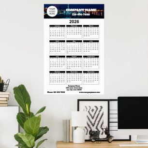 2026 Kampanj Stor Kalender Poster