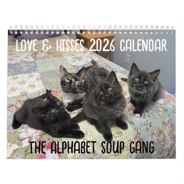 2026 Kärlek & Visslingar Kalender - Alfabetet Sopp (Omslag)