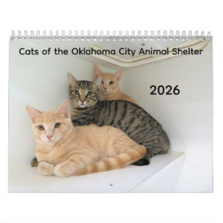 2026 Katter av Oklahoma City Animal Shelter Kalender