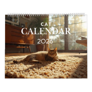 2026 Kattkalender 12 Månaders Väggkalender Kalender