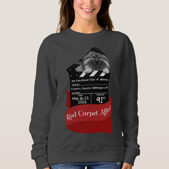 2026 Keeshond Nationell Special Kvinnor  T Shirt (Framsida)