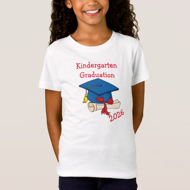 2026 Kindergarten Graduation Tee Shirt (Framsida)