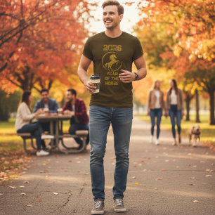 2026 Kinesiskt Zodiak År för Häst T Shirt