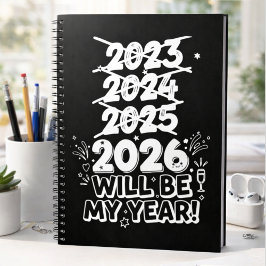 2026 Kommer Att Bli Mitt År Anteckningsbok