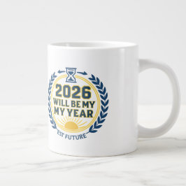 2026 Kommer Att Bli Mitt År Jumbo Mugg