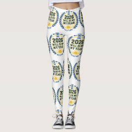 2026 Kommer Att Bli Mitt År Leggings