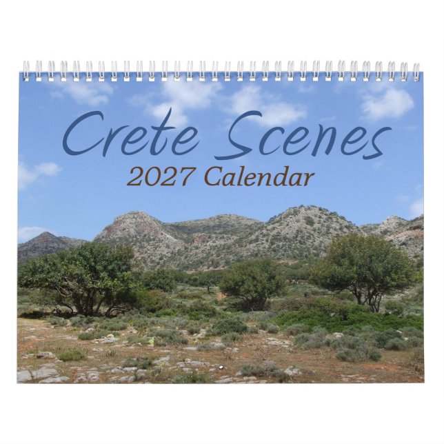 2026 Kreta, Grekland Kalender (Omslag)