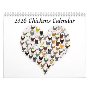 2026 Kycklingkalender Kalender