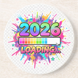 2026 Laddar... Framstegsfält Klistermärke Underlägg