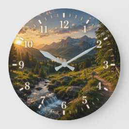 2026 Landscape Clock Stor Klocka