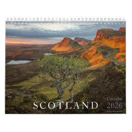 2026 Landskapsfoto Skottland och Skye Kalender