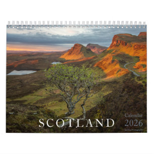 2026 Landskapsfoto Skottland och Skye Kalender