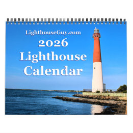 2026 LighthouseGuy.com Lighthouse Calendar Kalender