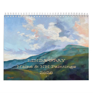 2026 Linda Grått Paintings of NH & ME Kalender