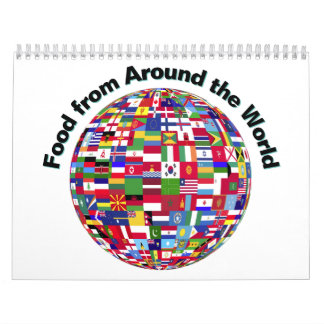 2026 Livsmedel från Värld runt Kalender