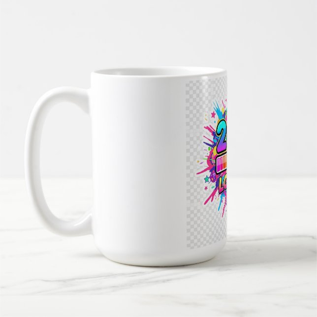 2026 Loading... Progress Bar Sticker Kaffemugg (Vänster)