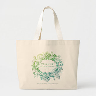 2026 logo green color tote bag, long handle jumbo tygkasse