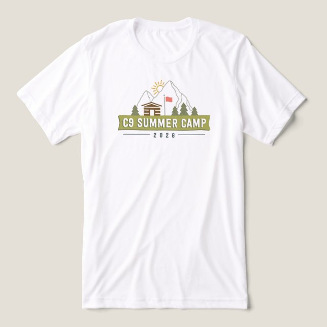 2026 Logotröja - Vit  T Shirt (Design Framsida)