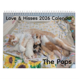 2026 Love & Hisses Calendar - the Pops Kalender