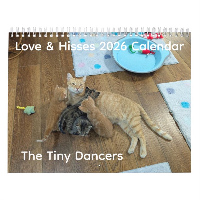 2026 Love & Hisses Calendar - The Tiny Dancers Kalender (Omslag)