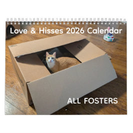 2026 Love & Hisses Kalender - ALLA FOSTERS