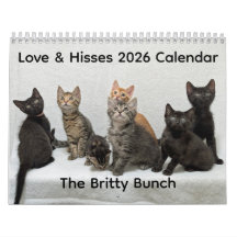 2026 Love & Hisses Kalender - the Britty Bunch