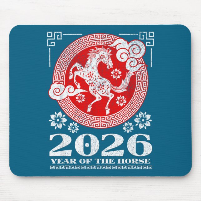 2026 Lunar Chinese New Year Fire Horse  Musmatta (Framsidan)