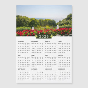 2026 Mackinac Island MI Fotograph Calendar Magnet