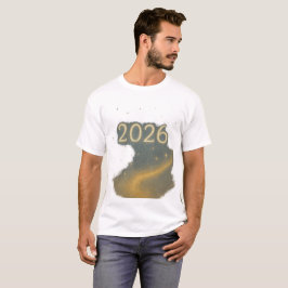 2026 Magic of New Beginnings Dreamy Golden Sky T Shirt