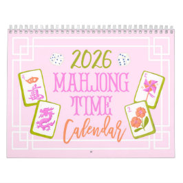 2026 Mahjong Tids Väggkalender Kalender