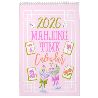 2026 Mahjong-tidsvägg Kalender