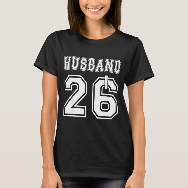 2026 make man och hustru matchande förlovningsfest t shirt (Framsida)