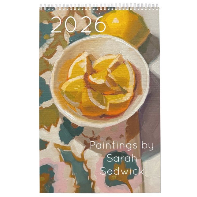 2026: Målningar av Sarah Sedwick Kalender (Omslag)