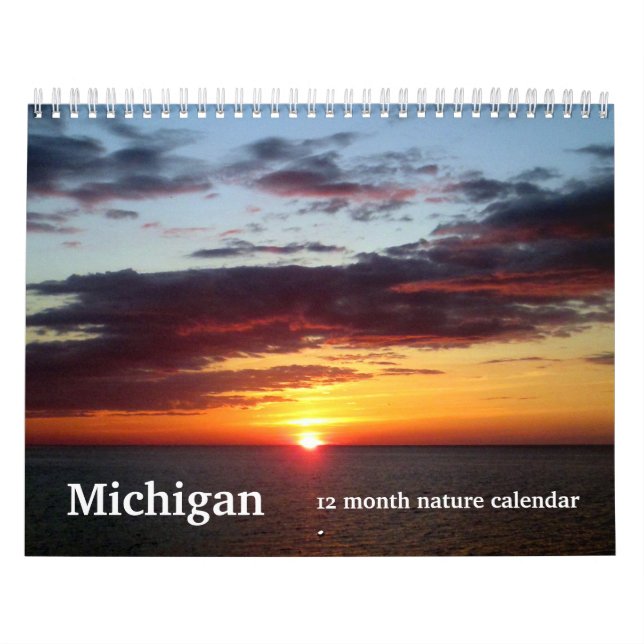 2026 Michigans natur och landskap Kalender (Omslag)