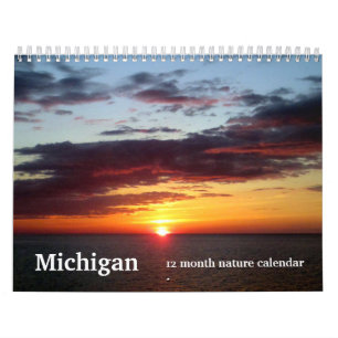 2026 Michigans natur och landskap Kalender