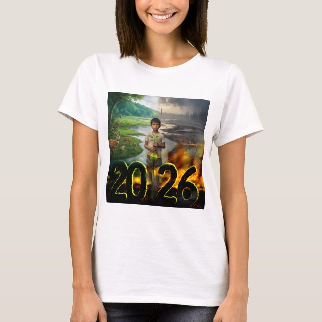2026 Miljömedvetande Poster - Hope vs Dest T Shirt (Framsida)