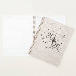 2026 Minimal Linne Planner Omslag